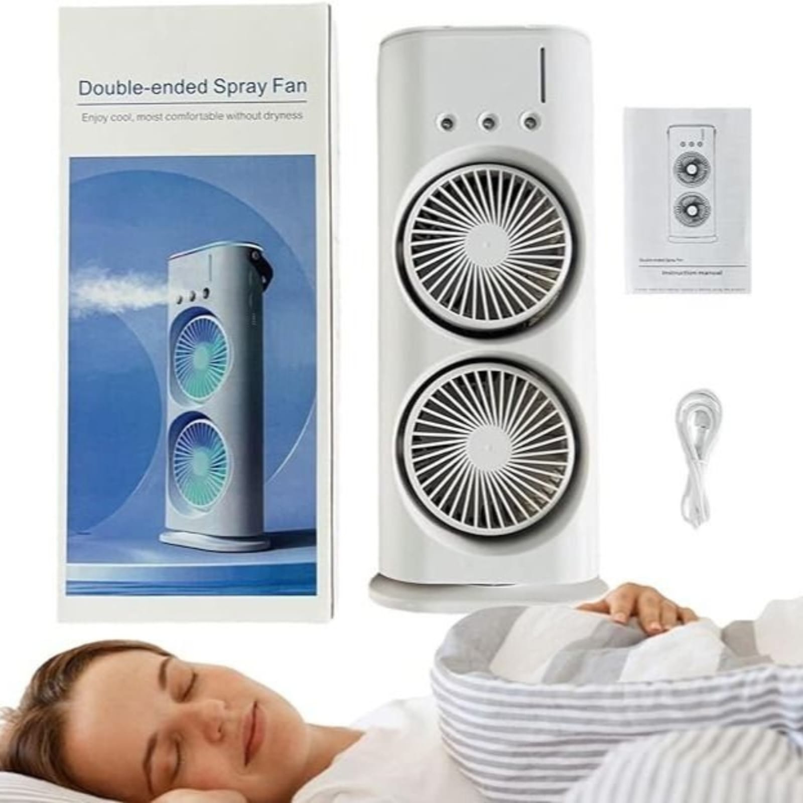 Ventilador Portatil Doble - Usb