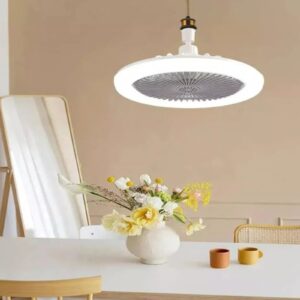 Ventilador + Luz Led Rosca Común