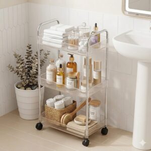 Carrito Estanteria 3 Niveles Con Ruedas - Modelo Luz