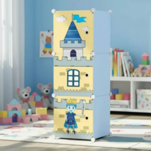 Organizador Modular Infantil Castillo - Celeste