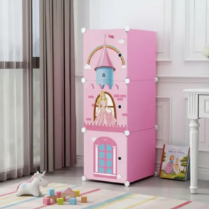 Organizador Modular Infantil Castillo - Rosa